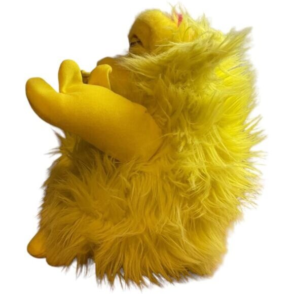 Yanjee Furbles Monster Green Red Hand Puppet Monster Plush Stuffed Animal Toy - Picture 5 of 9